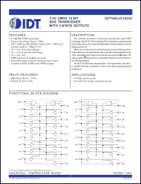 Click here to download IDT74ALVC16245PAG Datasheet