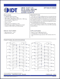 Click here to download IDT74ALVC164245PA Datasheet