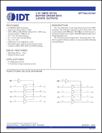 Click here to download IDT74ALVC244 Datasheet