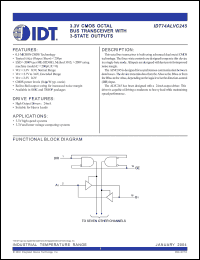 Click here to download IDT74ALVC245 Datasheet