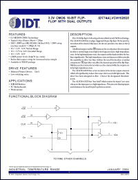 Click here to download IDT74ALVCH162820PA Datasheet