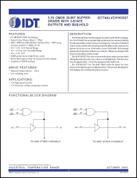 Click here to download IDT74ALVCH162827PA Datasheet