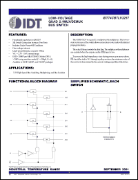 Click here to download IDT74CBTLV3257 Datasheet