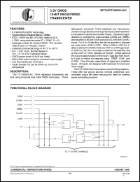 Click here to download IDT74FCT163501C Datasheet