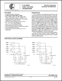 Click here to download IDT74FCT163543A Datasheet