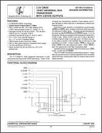 Click here to download IDT74FCT163601 Datasheet