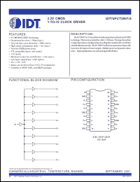Click here to download IDT74FCT3807AQ Datasheet