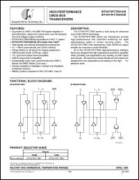 Click here to download IDT74FCT861AP Datasheet