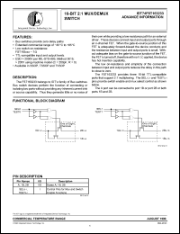 Click here to download IDT74FST163233PV Datasheet