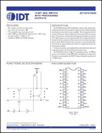 Click here to download IDT74FST6800Q Datasheet