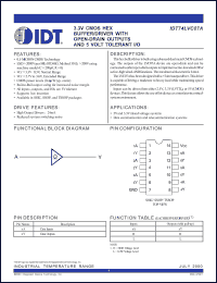 Click here to download IDT74LVC07 Datasheet