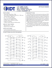 Click here to download IDT74LVC16245 Datasheet