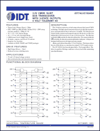 Click here to download IDT74LVC16245APA Datasheet