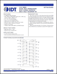 Click here to download IDT74LVC245 Datasheet