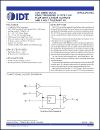 Click here to download IDT74LVC374APY Datasheet
