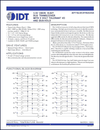 Click here to download IDT74LVCH162245APV Datasheet