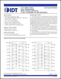 Click here to download IDT74LVCH16245A Datasheet