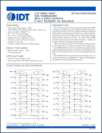 Click here to download IDT74LVCHR162245APAG Datasheet