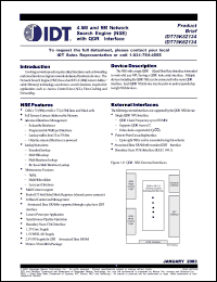 Click here to download IDT75K62134 Datasheet