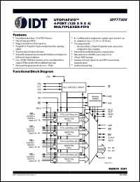 Click here to download IDT77305 Datasheet