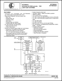 Click here to download IDT79RV3041-20 Datasheet