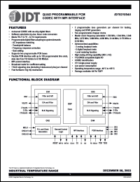 Click here to download IDT821054APF Datasheet