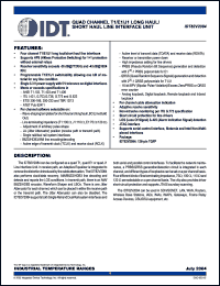 Click here to download IDT82V2084 Datasheet