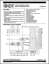 Click here to download IDT82V3011 Datasheet