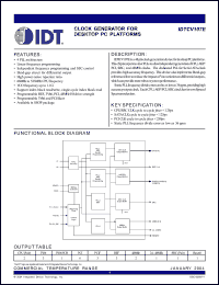 Click here to download IDTCV107E Datasheet