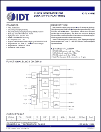 Click here to download IDTCV109E Datasheet