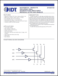 Click here to download IDTQS3126 Datasheet