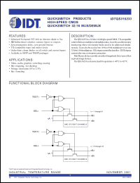 Click here to download IDTQS316233PV Datasheet
