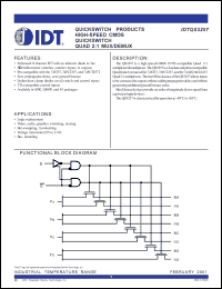 Click here to download IDTQS3257 Datasheet