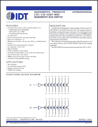 Click here to download IDTQS32XVH2245 Datasheet