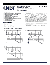 Click here to download IDTQS33X253 Datasheet