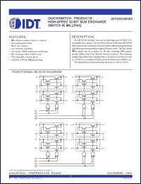 Click here to download IDTQS34X383Q3 Datasheet