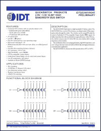 Click here to download IDTQS34XVH245 Datasheet