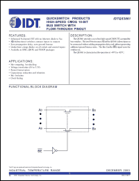 Click here to download IDTQS3861PA Datasheet