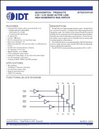 Click here to download IDTQS3VH125 Datasheet