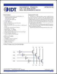 Click here to download IDTQS3VH126S1 Datasheet