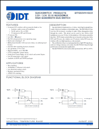 Click here to download IDTQS3VH16233 Datasheet