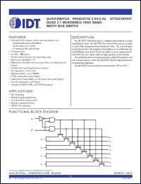 Click here to download IDTQS3VH257 Datasheet