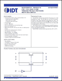 Click here to download IDTQS3VH861 Datasheet