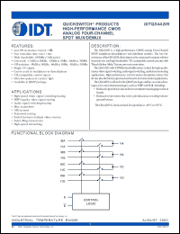 Click here to download IDTQS4A205 Datasheet