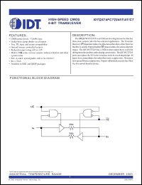 Click here to download IDTQS74FCT2245 Datasheet