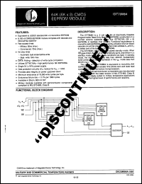 Click here to download IDT78M64S250DB Datasheet