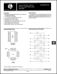 Click here to download IDT74AHCT240J Datasheet