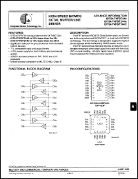 Click here to download IDT54FBT244CD Datasheet