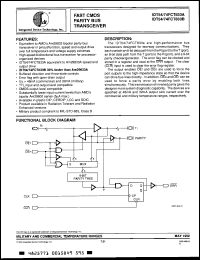 Click here to download IDT74FCT833BPQ Datasheet