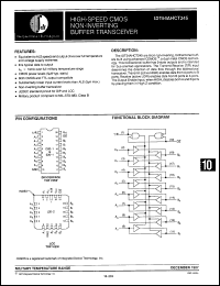 Click here to download IDT54AHCT245LB Datasheet